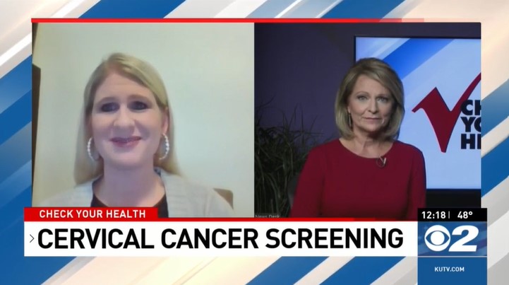 Two women talking about Cervical cancer screening