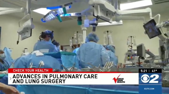 Medical advances in pulmonary care and lung surgery